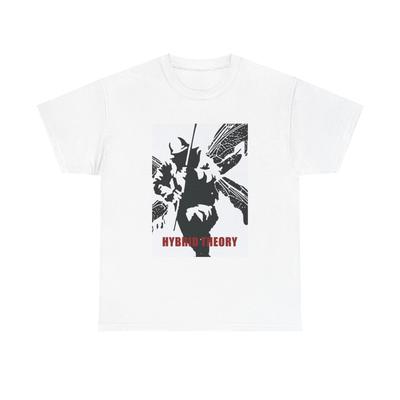 Μπλουζάκι Hybrid theory Chester Bennington vintage ροκ άλμπουμ Unisex Βαρύ Βαμβάκι