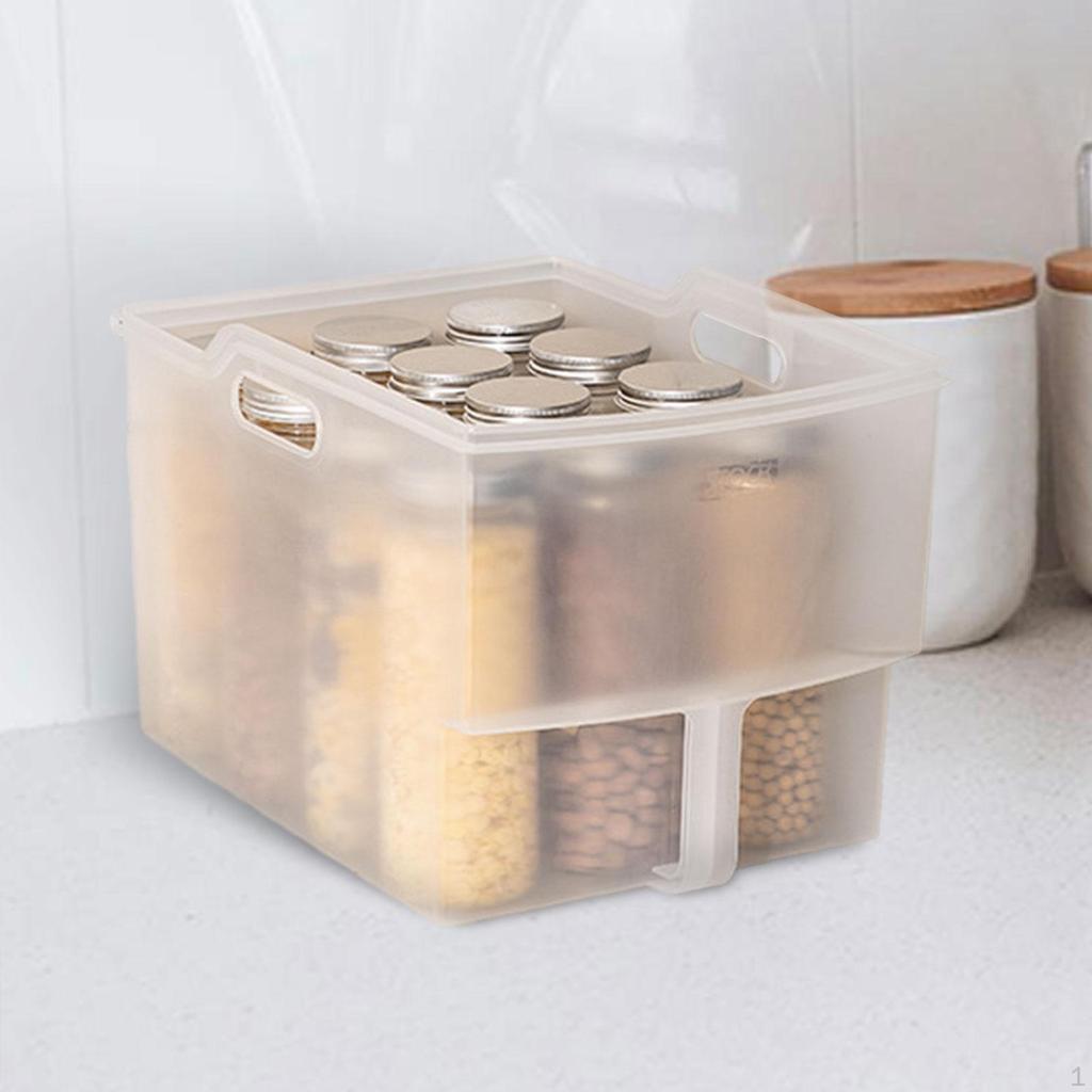 Kitchen Organizer Bin Storage Box Organizing Pantry Organization Household Freezer