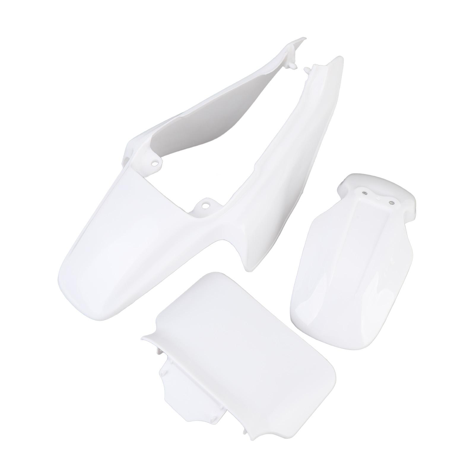 

Пластиковый комплект обтекателей брызговика Чисто белый Передний брызговик Номерной знак Боковая панель Комплект кузовных деталей для