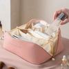 Makeup Organizer Female Toiletry Kit Bag Make Up Case Storage Pouch Luxury Lady Box, Cosmetic Bag, Organizer Bag for Travel Zip