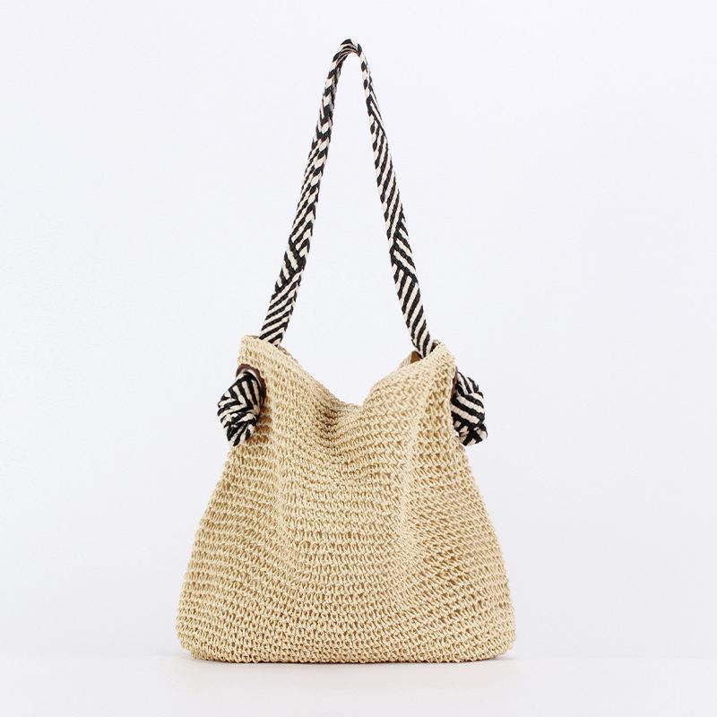 Ladies Fashi Summer Straw Crossbody Bag Women Beach Holiday Shopping Woven Shoulder Handbag Messenger Purses For Women Bags