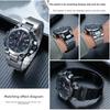 For Casio G-SHOCK 5672 MTG B3000 MTG-B3000B/BD Titanium alloy Watch strap Quick-Release metal Watch Band men bracelet wristband