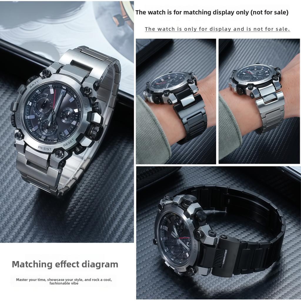 For Casio G-SHOCK 5672 MTG B3000 MTG-B3000B/BD Titanium alloy Watch strap Quick-Release metal Watch Band men bracelet wristband