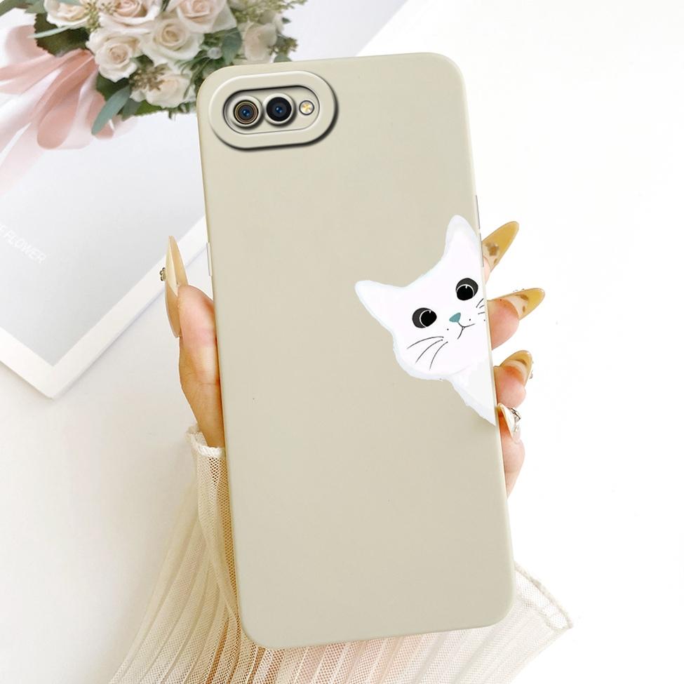 For Realme C2 Case Cover Silicone Luxury Fashion Cool Kawaii Cute Painted Phone Casing RMX1941 RMX1945 RMX1943