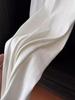 Women's High Waist White Cotton Linen Wide-Leg Pants - Summer Slimming, Loose Fit, Long Drape Style