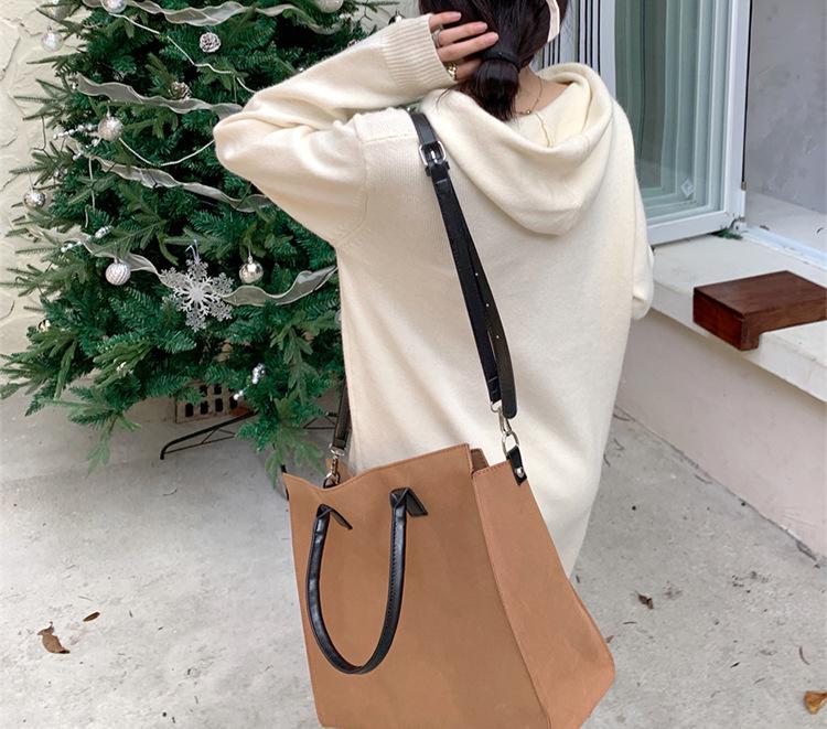 Women's Loose Hooded Knit Dress - Long-Sleeved, Autumn/Winter Style, Ideal as Inner Layer with Coat