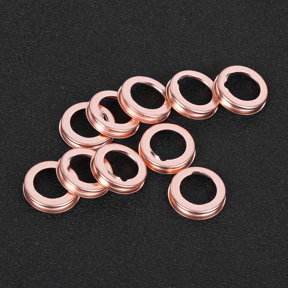 10 Peças Arruelas de Vedação do Parafuso de Drenagem de Óleo 11026JA00A Servem para Nissan 20102011