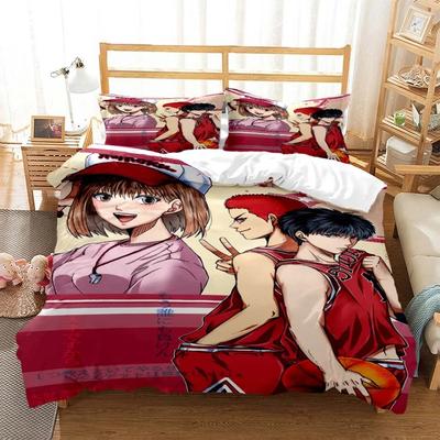Slam Dunk Digital Print Polyester Bedding Sets Covers Boys Bed Linen Set For Teens Bedding Set Bed Comforter Set