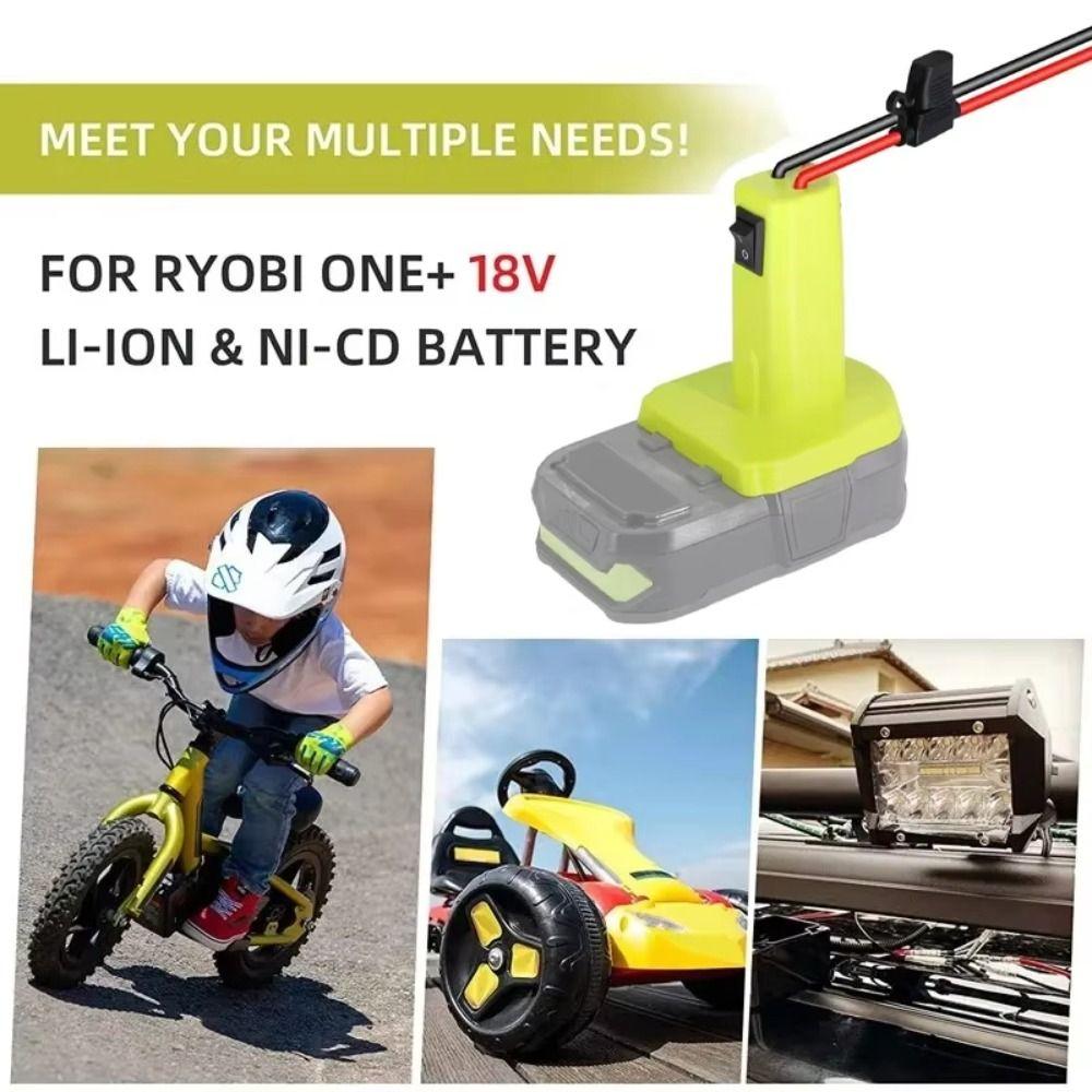 12AWG Wire Battery Adapter Connector With Fuse Switch DIY Adapter Professional Repair Technicians