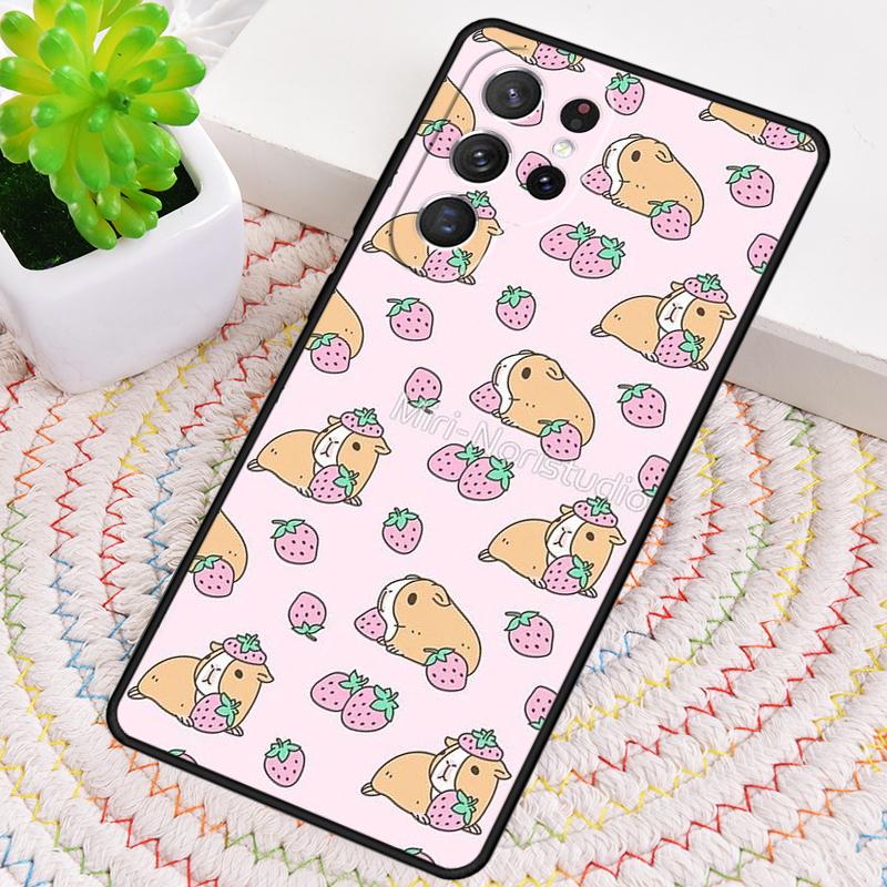 Guinea Pig Hamster Collage Silicone Phone Case For Samsung Galaxy note 10 pro S26 S25 S24 S23 S22 S21 Plus S25Ultra Capa Cover