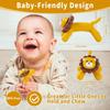 1Pc Lion Baby Teether Toy, Baby Silicone Teething Toy For Infant Toddles 0-6 Month, Bpa-Free Baby Teething Toys For Shower Gifts