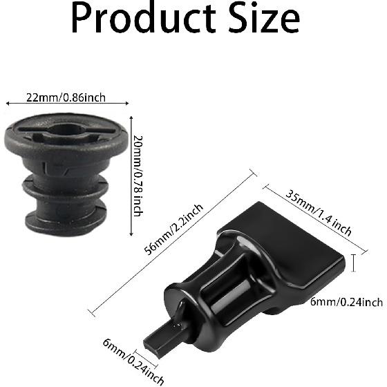 6 Pcs Oil Drain Plug No Leak 06L103801 with Oil Drain Plug Removal Tool for Volkswagen 1.8L 2.0L Petrol replacement for Aud Golf Passat