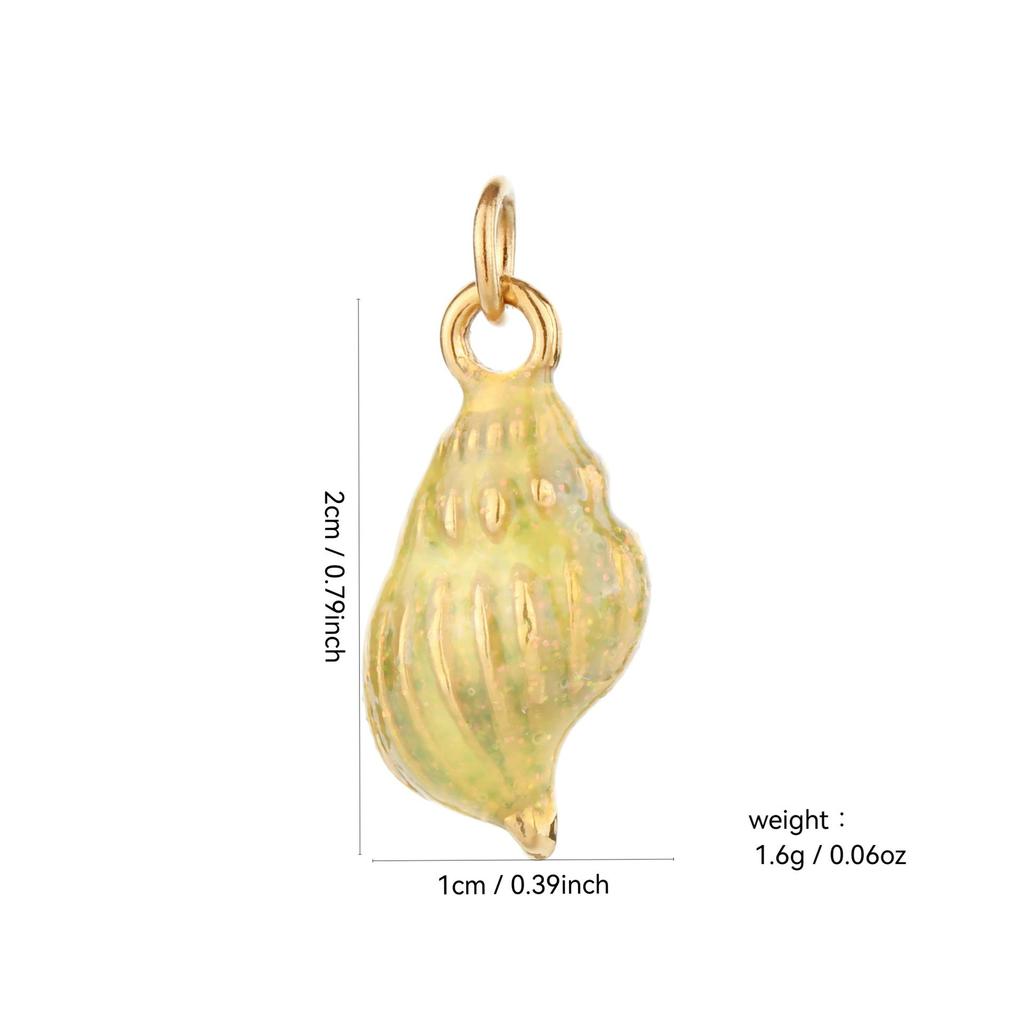 Stainless Steel Ocean Series Starfish Conch Pendant for DIY Bracelet & Necklace Fashion Accessories