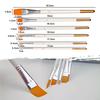 6Pcs Art Painting Brushes Set Acrylic Oil Watercolor Artist Paint Brush Set