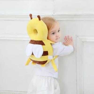 Little Bee Baby Head Protection Hat Soft Plush Anti Fall Pillow Breathable Cute Learning Walking Safety Pad for Toddlers
