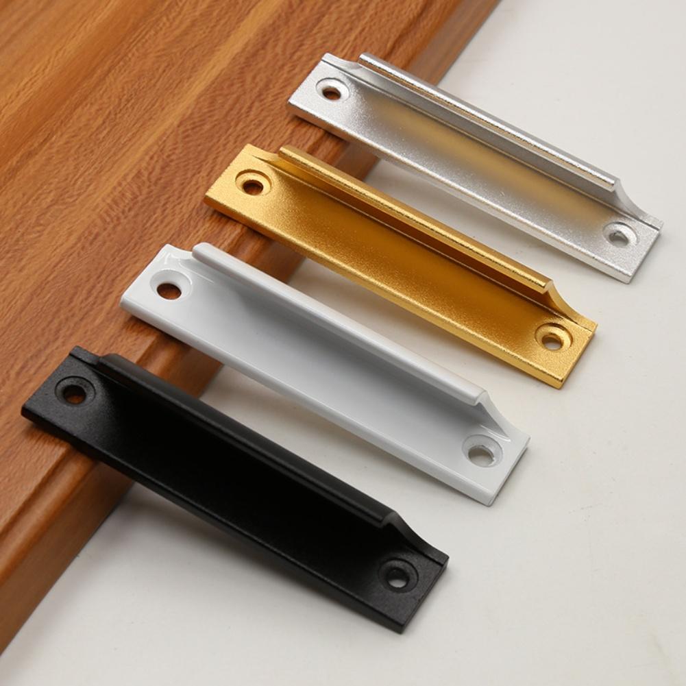 4 st Möbelhandtag Skåpsknoppar Köksskåpshandtag Lådhandtag Aluminiumlegering Skärmfönsterhandtag Beslag