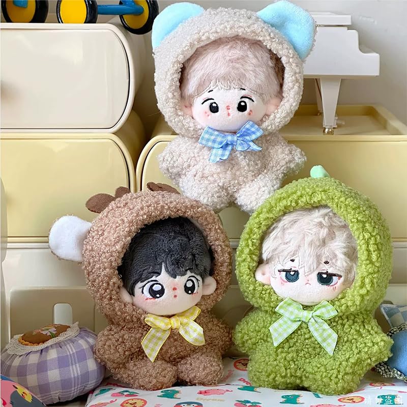 Beige Cotton Kigurumi Plush Doll Clothes (for 10cm Plush Toys) by G.triger, Suitable for Oshi-Nui (Pre-owned)