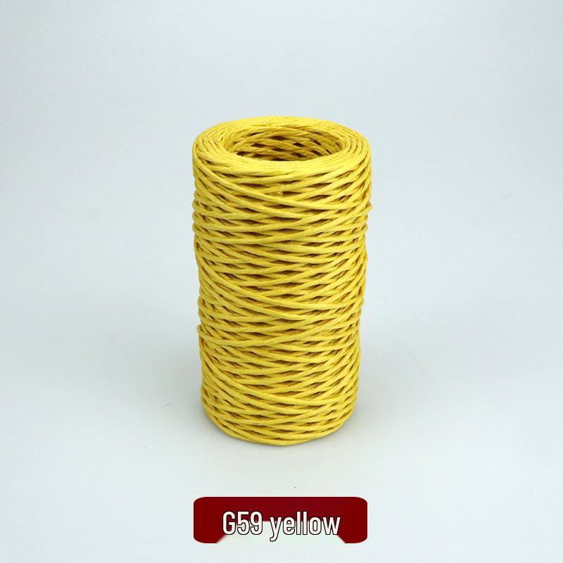 50m/100m Paper Rope 1mm/2mm Diameter for Handmade DIY Projects