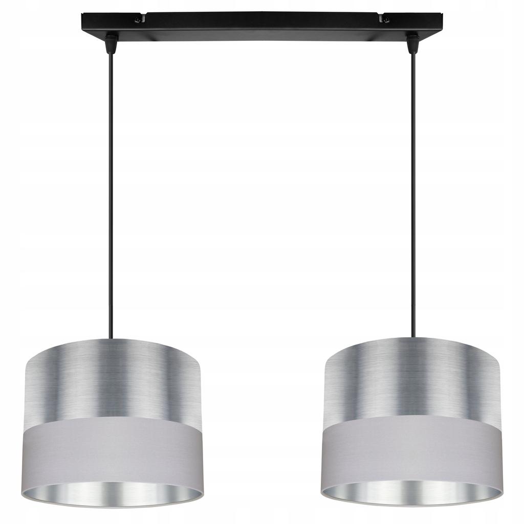 CEILING HANGING LAMP CHROME LAMPSHADE LED