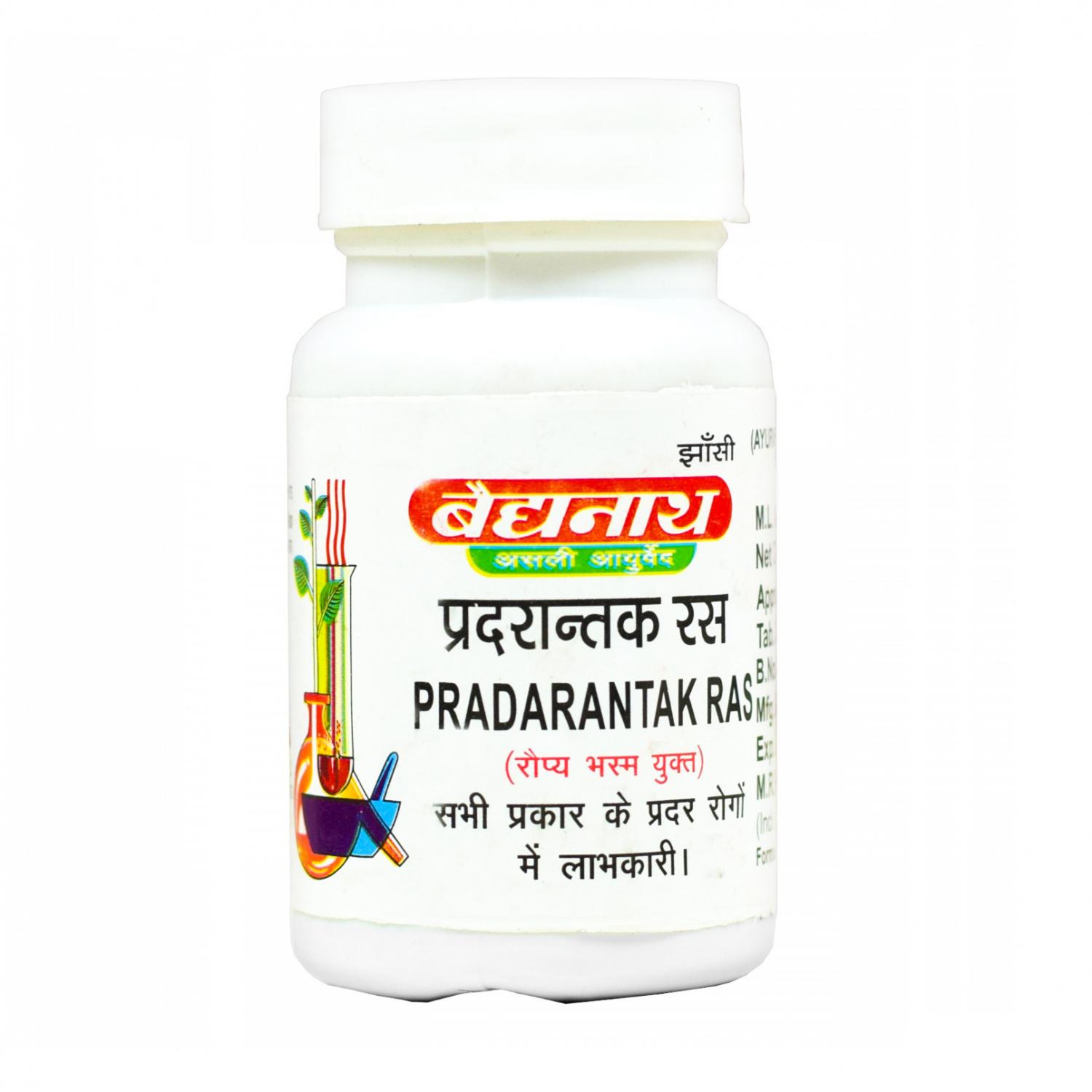 

Прадарантак Рас (80 таб, 200 мг), Pradarantak Ras, Baidyanath