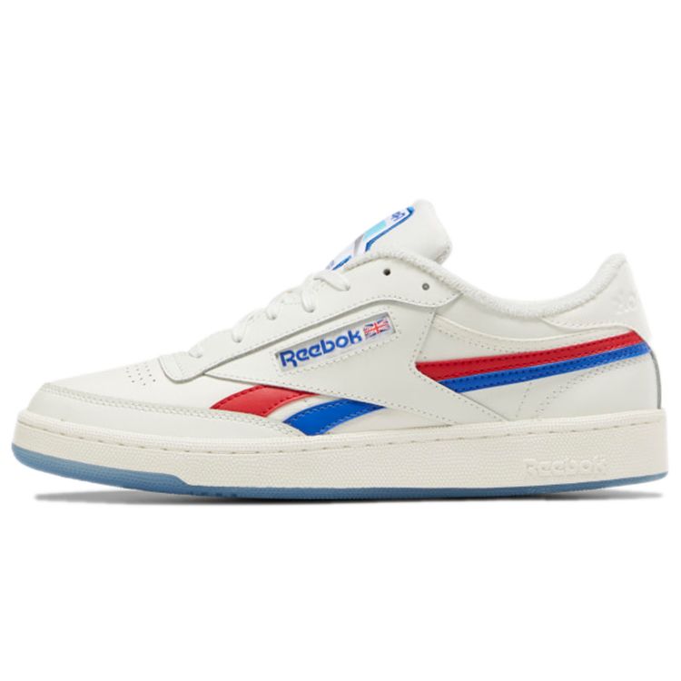 Reebok Club C Revenge Leather Comfortable Low-Top Sneakers Unisex Sneakers White Blue GX0382