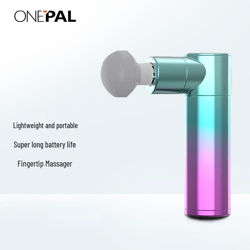 ONEPAL Silent Multi-Gear Brushless Motor Fascia Gun Massager for Muscle Relaxation and Myofascial Fitness