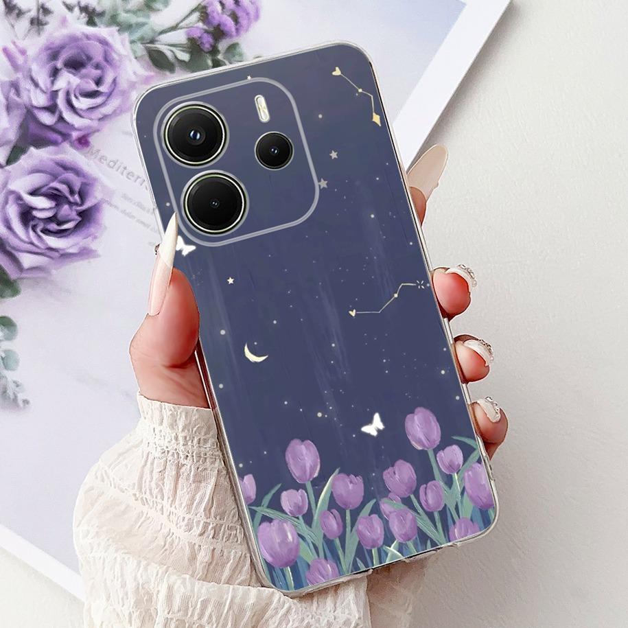 Silicone Case For Xiaomi Redmi Note 14 4G EU 2025 Cover Cool Lion Leopard Dragon Animals Soft Slim Coque For Note14 4G EU Fundas