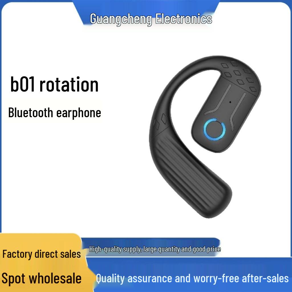 B01 Bluetooth 5.4 Sports Ear-Hook In-Ear Headset with Noise Reduction & Long Battery Life