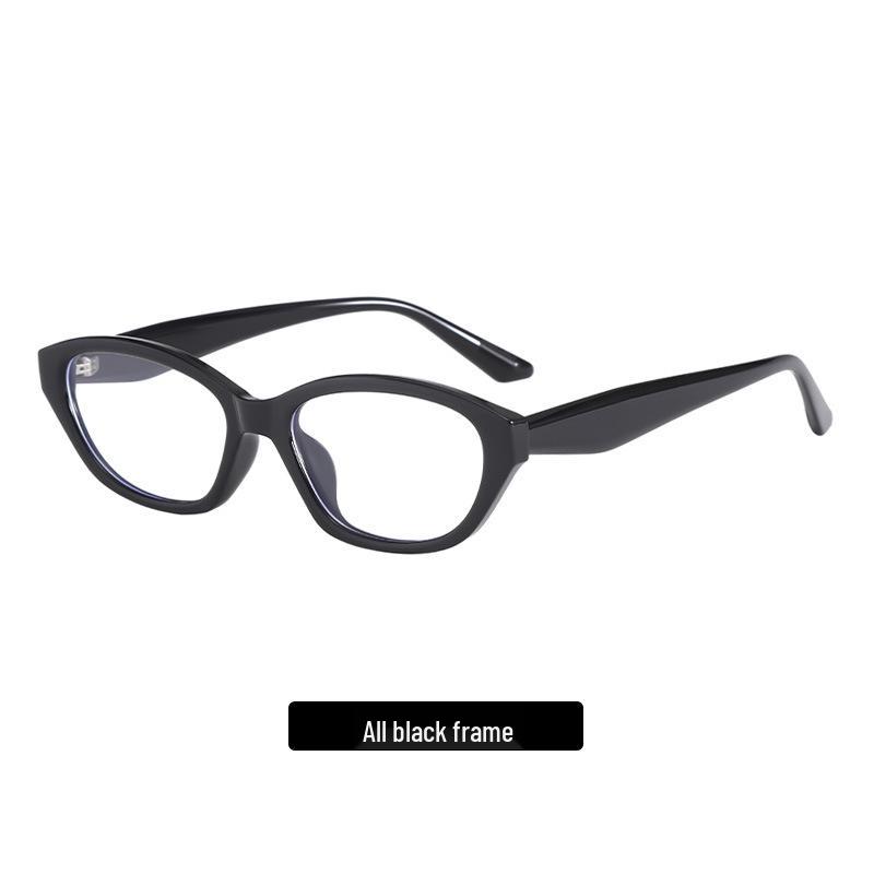 

Women s Retro Wood Grain Cat Eye Glasses Frame - High-End, Anti-Blue Light, Prescription-Compatible