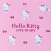 Sanrio Hello Kitty B6 Tagebuch ( Typ mit horizontaler Linierung ) 2026 Japan NEU