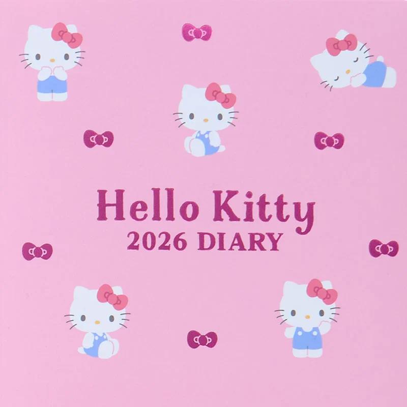 Sanrio Hello Kitty B6 Tagebuch ( Typ mit horizontaler Linierung ) 2026 Japan NEU
