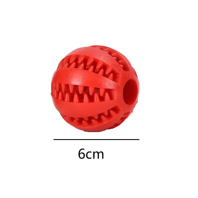 Dog Toy Ball Interactive Rubber Balls Puppy Chewing Toys Pet Tooth Cleaning Ball Cats Pets Food Treat Feeder Silicone Balls Toy