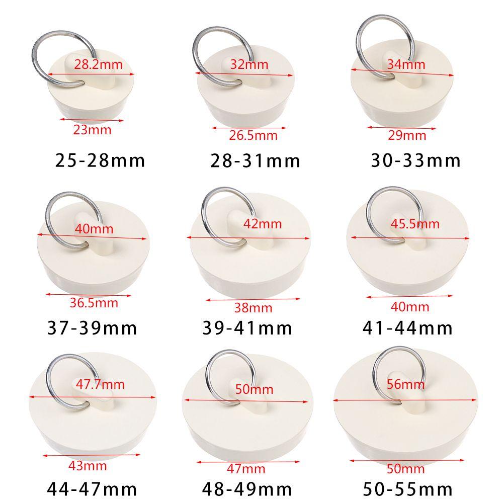 Water Sink Plug Leakage-proof Bathtub Stopper Round Rubber Drain Cover Practical Washroom Kitchen Bathroom Accessories