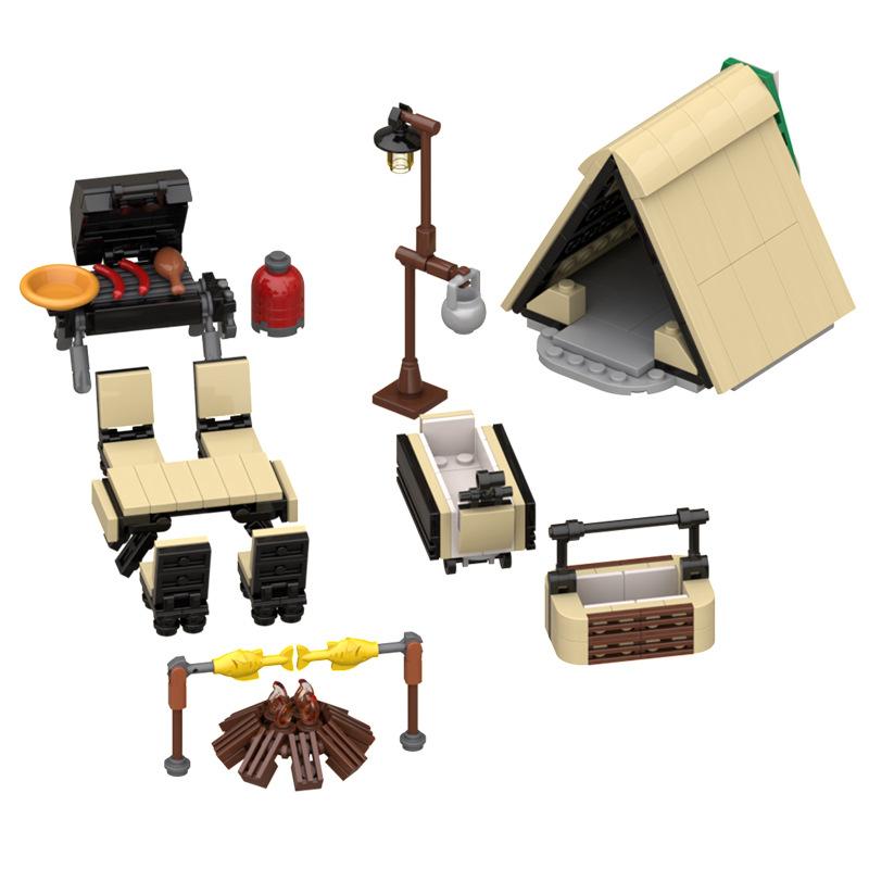 High-Quality Moc High-Quality Camping High-Quality Picnicking High-Quality Building High-Quality Blocks Play Sets High-Quality Camp High-Quality