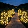 Outdoor LED Solar Fairy Lights Waterproof Landscape Pathway Decor Lawn Lamp for Villa Street Patio Balcony