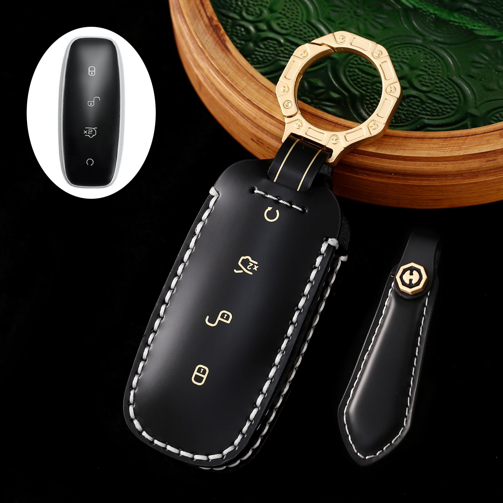 

Подходит для чехла для ключа Tengshi d9 Специальный защитный чехол для ключа Tengshi N7 кожаная пряжка для автомобиля dmi/ev