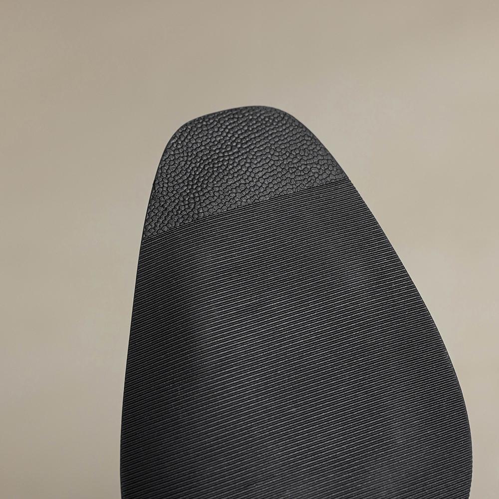 Brown Black Women Knee High Boots High Block Heel Big Size 46