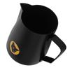 600ml Coffee Cup Mug Multi Purpose 304 Stainless Steel Milk Frothing Pitcher Black