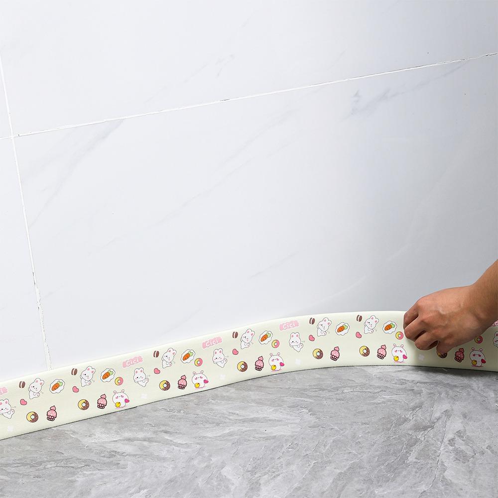 2M/Roll DIY Thickened Wall Base Self Adhesive Anti-collision Skirting Line Soft Wall Sticker Living Room