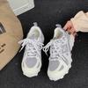 White German Shoes Women's 2025 Summer New Splicing Mesh Breathable Casual Light Forrest Gump Sports Dad Shoes Tide