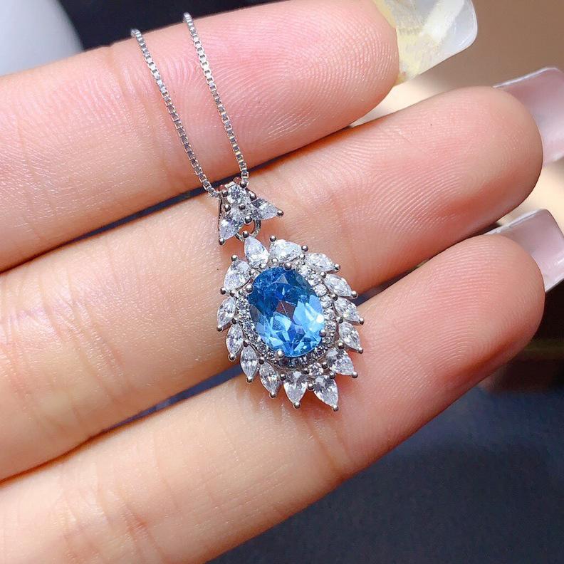 Lindon Women Copper Alloy 5A Zircon Necklace Pendant Wedding Party Gift