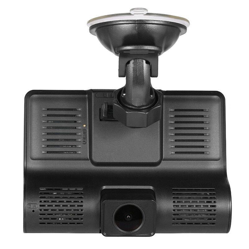 Good Night Vision 3 In 1 Car Dash Cam with Front Rear and Inside Camera DVR