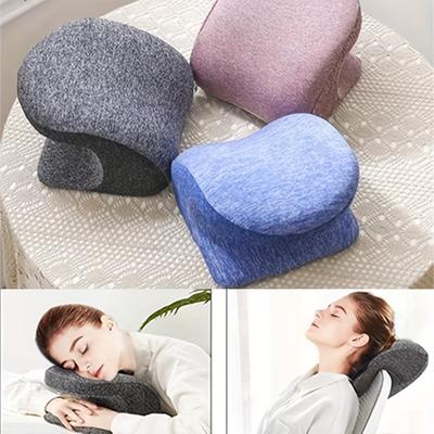 1pcs Ergonomic Nap Pillow Rest Pillow for Office & Travel Naps Comfortable Sleeping Pillow for Midday Rest