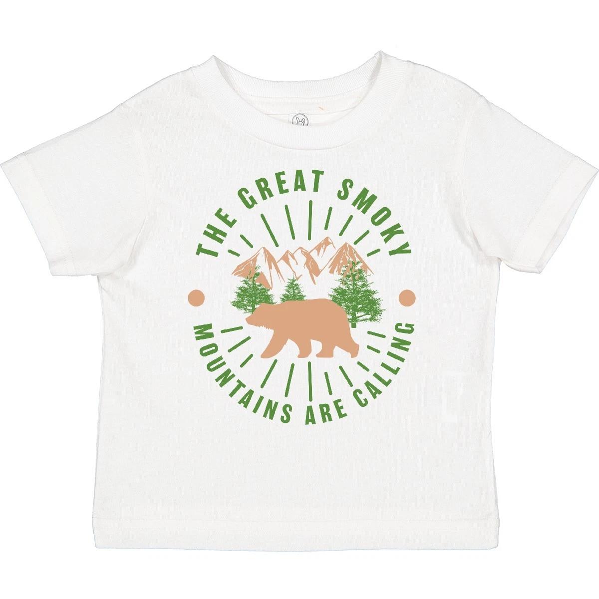Inktastic The Great Smoky Mountains Are Calling Toddler T-Shirt State Home For 140