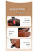 3C Certified Retro Leather Electric Motorcycle Half Helmet with Detachable Neck Guard for Men and Women - Model AF-R09
