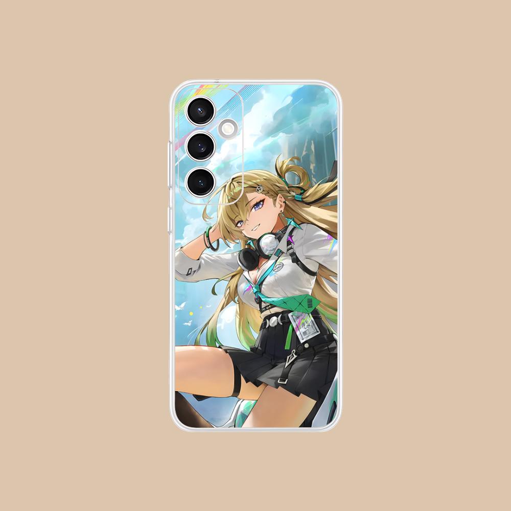 Wuthering Waves Lynae Phone Case for Samsung Galaxy S25 S24 S23 S22 S21Plus FE Ultra Clear Colorful Cover Luxury Cellphones