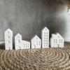 1pcs House Silicone Mold Nordic House Decoration Plaster mold drip glue mold