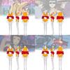 Vibrant Yellow Cowboy Bebop Cosplay Costume For Halloween And Anime Conventions