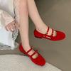 Mode Mode Hohl Damen Ballerinas Mit Schuhen Neu Im Frühling Sommer Weiblich Flache Schuhe Schnallenriemen Frauen Mary Janes Ballerinas Schuhe