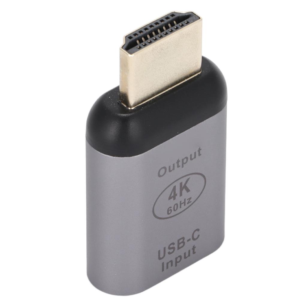 JORINDO Type C to HD Multimedia Interface Adapter 4K At 60HZ with Aluminum Shell Video Converter(Type C Female to HD